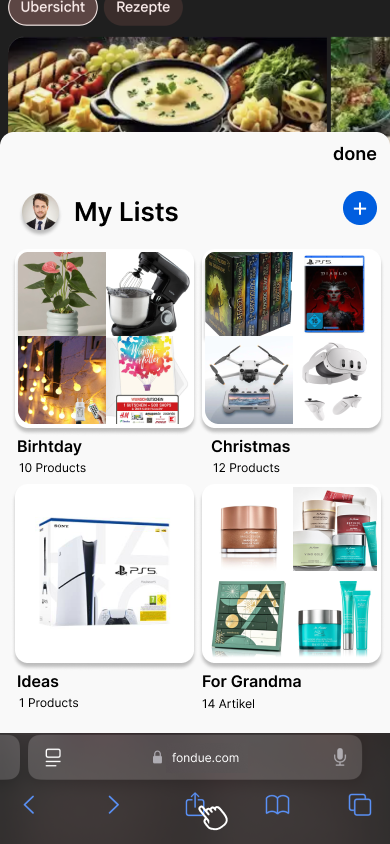 Webstore & Product Pages